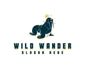 Wild Walrus Zoo logo design