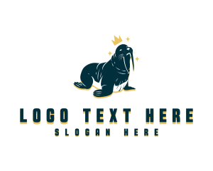 Zoo - Wild Walrus Zoo logo design