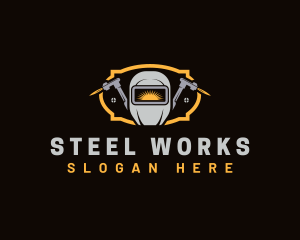 Industrial Steel Welder logo design