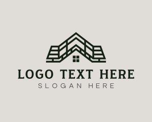 Residential - Property Roofing  Contractor logo design