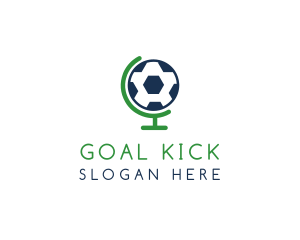 Soccer Team - World Global Ball logo design