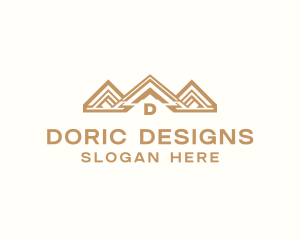 Residential Roofing Contractor logo design