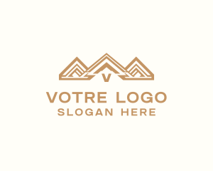 Construction - Residential Roofing Contractor logo design