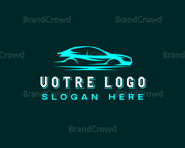 Fast Sedan Garage Logo