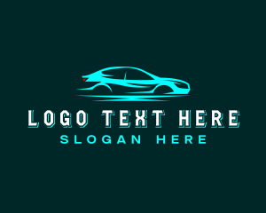 Dynamic - Fast Sedan Garage logo design