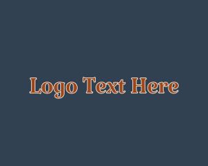 Masculine - Generic Retro Brand logo design