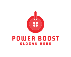 Power Button Switch logo design