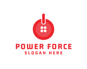 Power Button Switch logo design