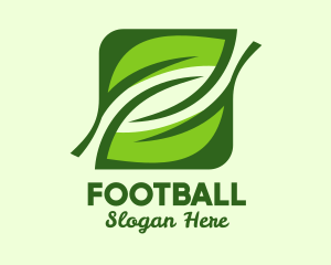 Field - Green Square Leaf logo design