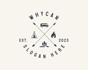 Boy Scout - Outdoor Forest Camping logo design