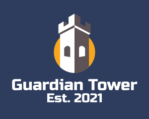 Medieval Tower Fort  logo design