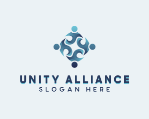 Union - Teamwork People Support logo design