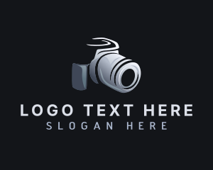 Slr - Camera Lens Studio logo design