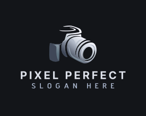 Slr - Camera Lens Studio logo design
