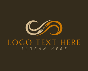 Loop - Infinity Support Hands logo design