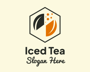 Kombucha Tea Drink logo design