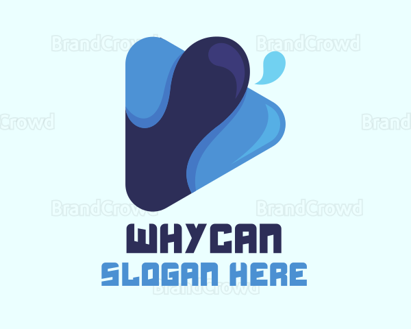 Blue Water Media Player Logo