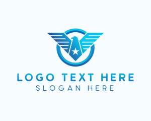 Veteran - Patriotic Eagle Veteran logo design