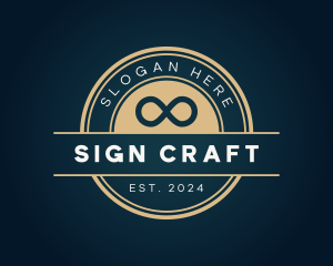 Infinity Symbol Sign logo design