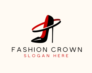 Stiletto Heel Fashion logo design