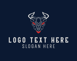 Evil Demon Character  Logo