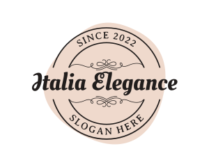 Elegant Feminine Spa logo design