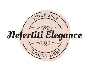 Elegant Feminine Spa logo design