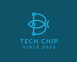 Chipset - Blue Digital Network logo design