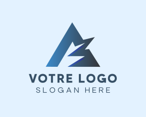Generic - Zigzag Letter A Company logo design