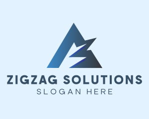 Zigzag - Zigzag Letter A Company logo design