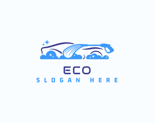 Automotive Car Wash Cleaning Logo
