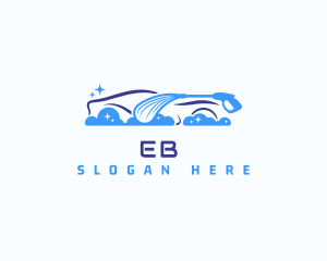 Sanitation - Automotive Car Wash Cleaning logo design