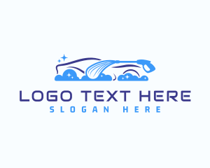 Clean - Automotive Car Wash Cleaning logo design