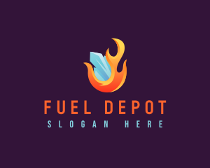 Petrol - Flame Ice Thermal logo design