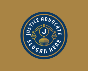 Prosecutor - Legal Prosecutor Scale logo design