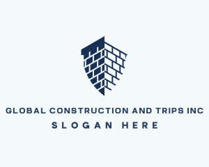 Brick Masonry Construction Logo