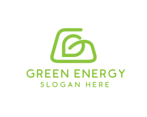 Green G Leaf logo design