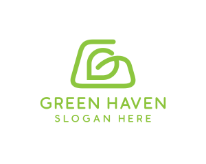 Green G Leaf logo design