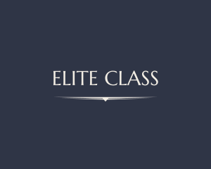 First Class - Modern Elegant Wordmark logo design