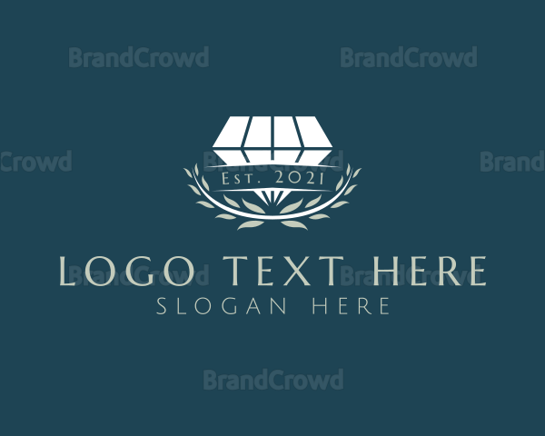 Laurel Wreath Diamond Logo