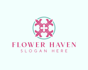 French Flower Luxury logo design