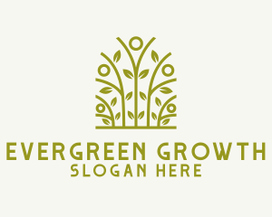 Natural Leaves Gardening logo design