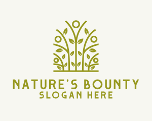 Natural Leaves Gardening logo design