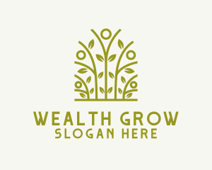 Natural Leaves Gardening logo design