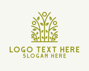 Nutrition - Natural Leaves Gardening logo design