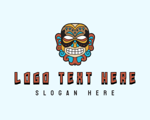 Mask - Heritage Tribal Mask logo design