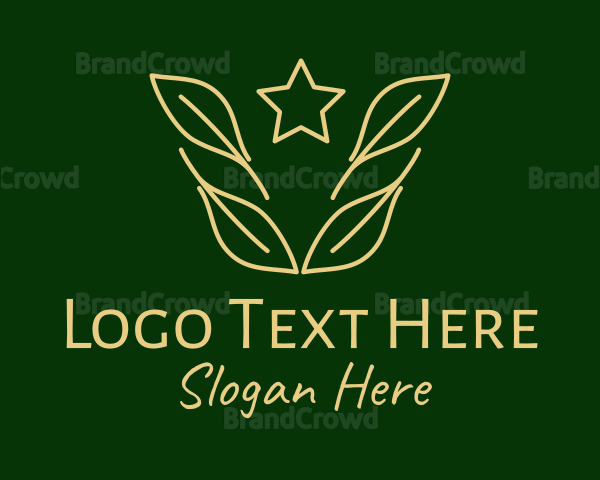 Gold Leaf Star Logo
