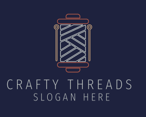 Thread Sewing Pin logo design