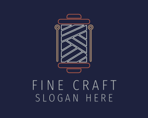 Thread Sewing Pin logo design