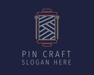 Pins - Thread Sewing Pin logo design